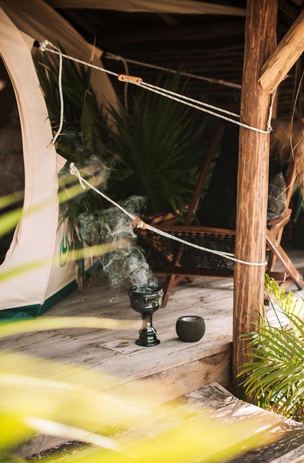 فندق Uman Glamping & Cenote تولوم المظهر الخارجي الصورة