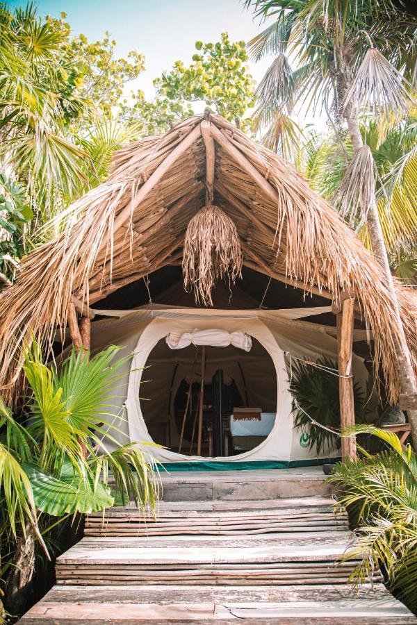 فندق Uman Glamping & Cenote تولوم المظهر الخارجي الصورة
