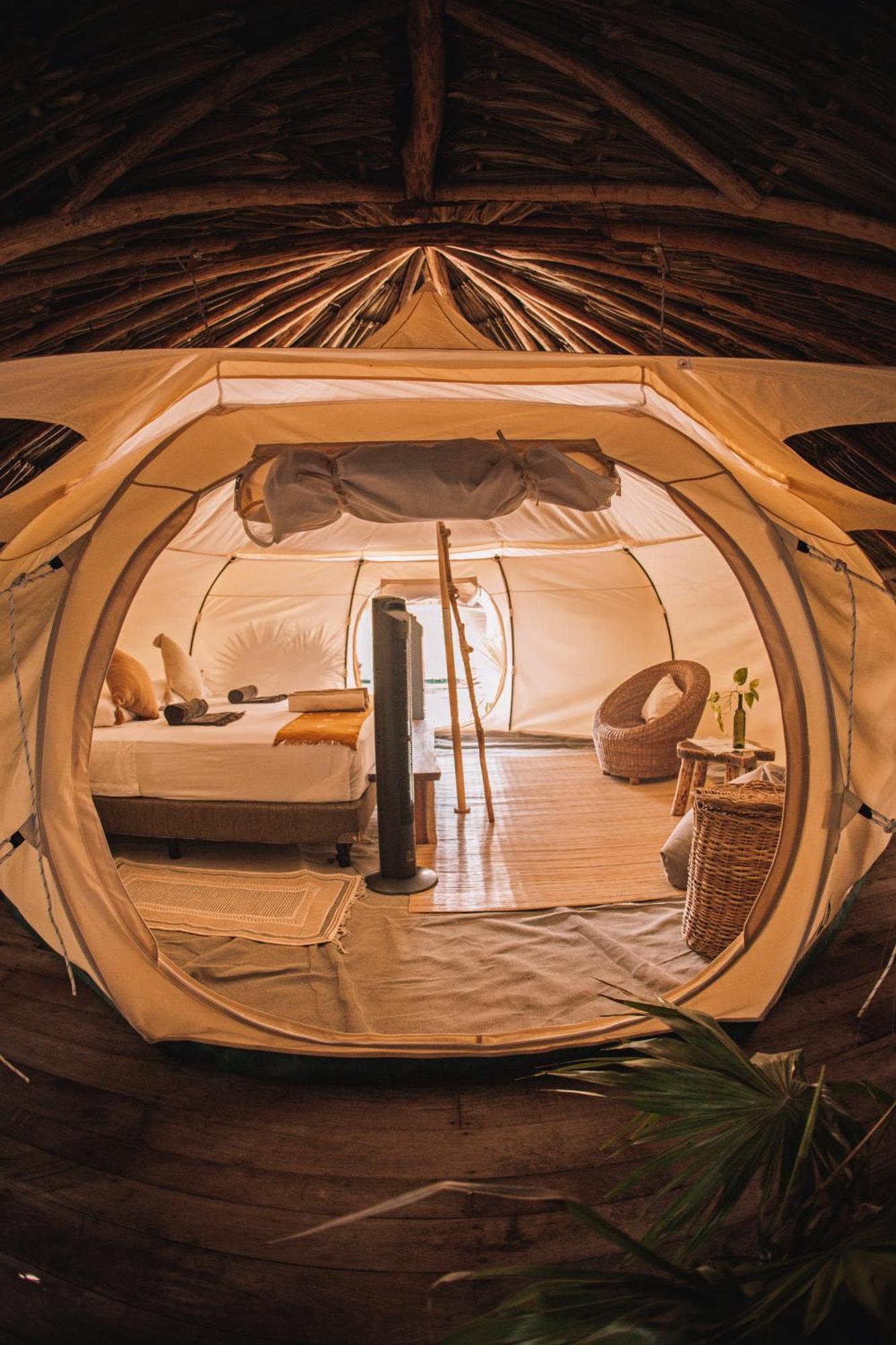 فندق Uman Glamping & Cenote تولوم المظهر الخارجي الصورة